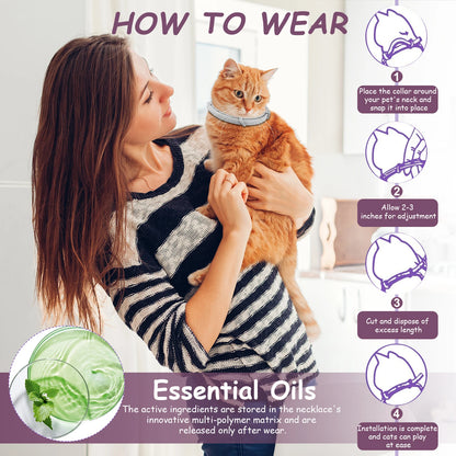 Pet Calming Collar Adjustable Anxiety Pheromone
