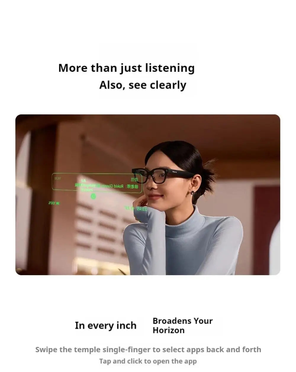 New Rokid Glasses Leqi AI&AR Glasses-49g Ultra-Light