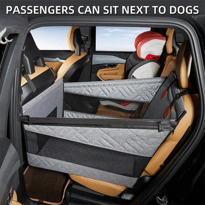 Pet Car Nest Bed Full Coverage Back Seat Hammock Extender