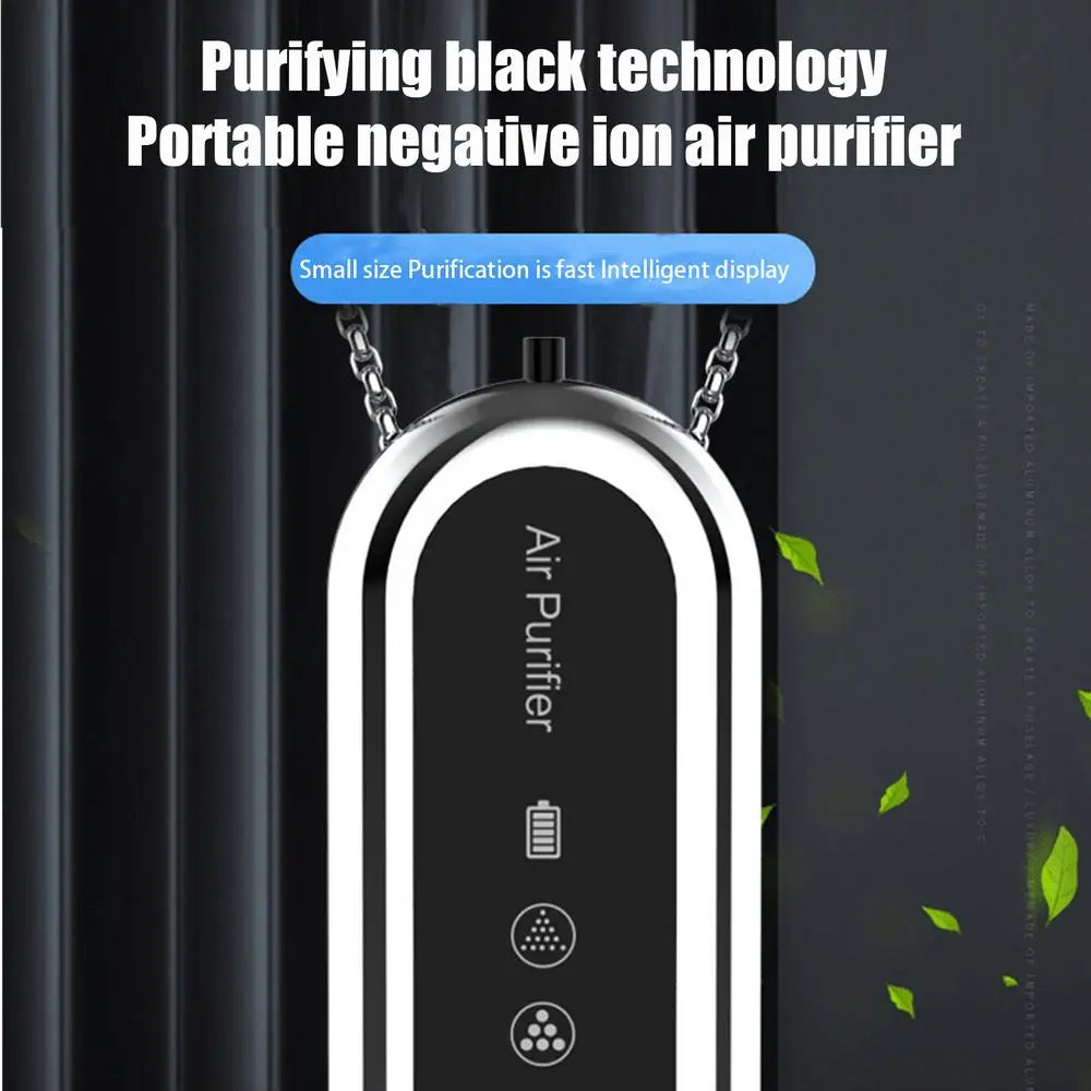 Air Purifier Travel Size Portable Air Cleaner Necklace