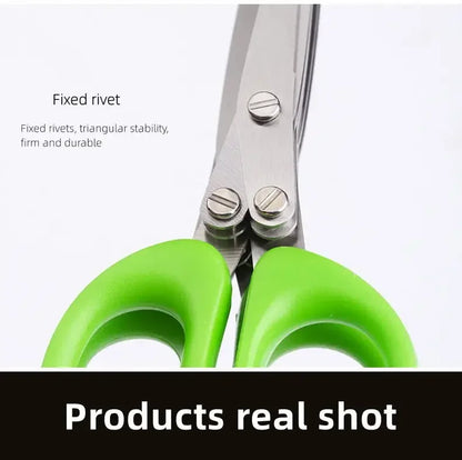 Multifunctional Scissors Stainless Steel 5 Layer Kitchen Scissors