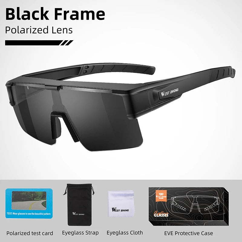 BIKING Cycling Glasses Fit Over Myopic Sunglasses Men Women