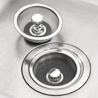 Kitchen Sink Stainless Steel Filter Sewer Mesh Strainers