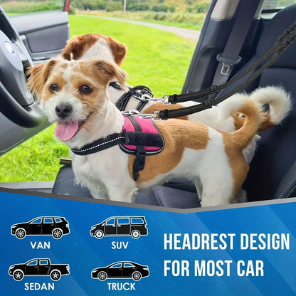 Dog Seat Belt for Car,Dog Car Harness Seatbelt