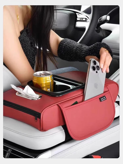 Usb Portcar Armrest Box Booster Pad With Usb Port Multi-Function
