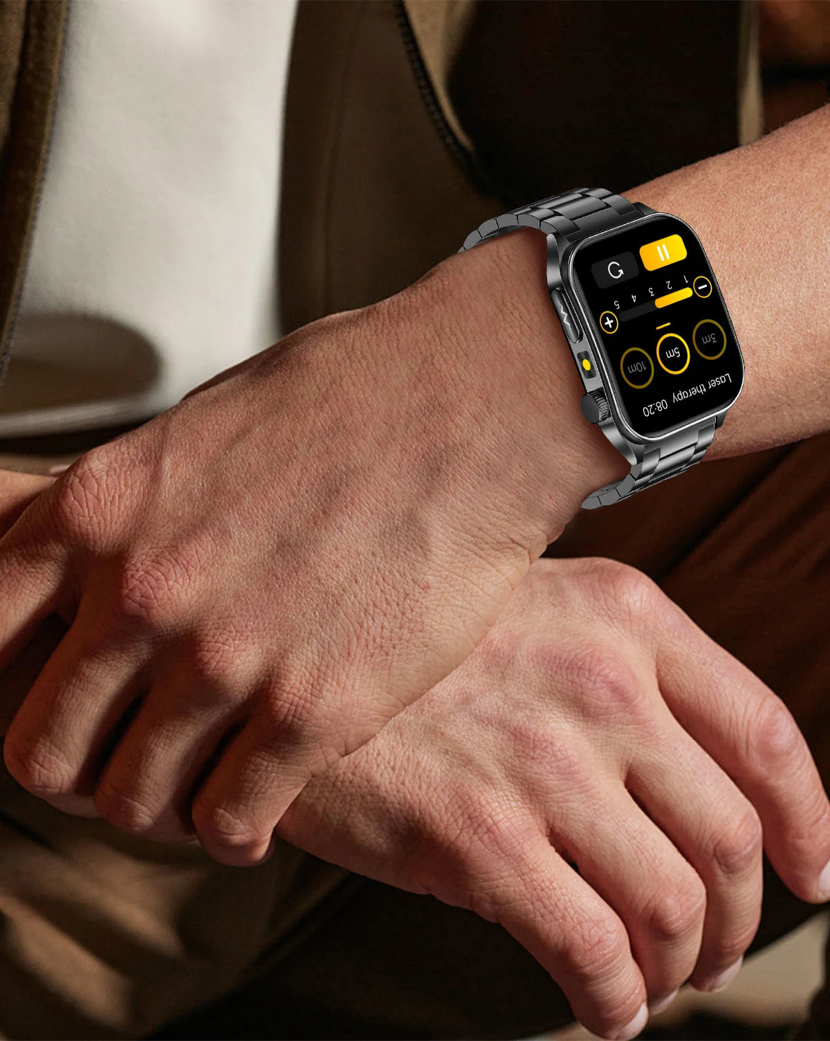 New Laser Treatment Three High Smart Watch Men ECG Heart Rate