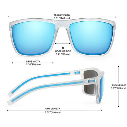 Polarized Sunglasses for Men Shades Lightweight TR90 Frame