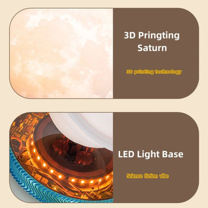 Magnetic Levitating Bulb Saturn Moon Lamp Levitating  Table Lamp