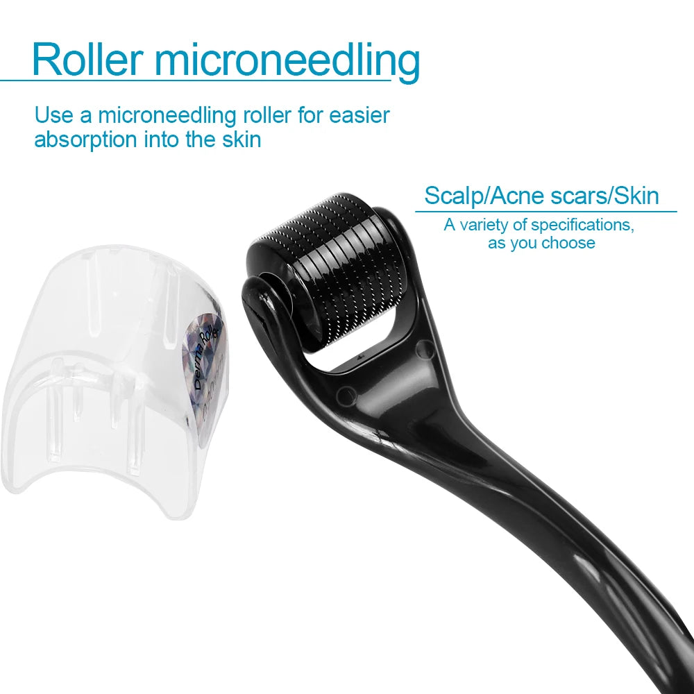 Derma Roller for Facial Body Hair Growth Skin Care Microneedling