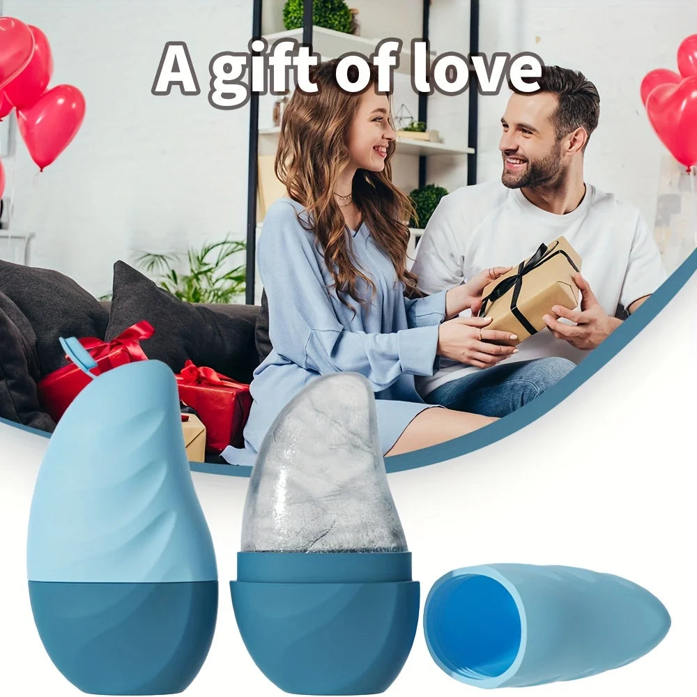 Silicone Facial Ice Roller Mold Reusable Ice Cube Tray