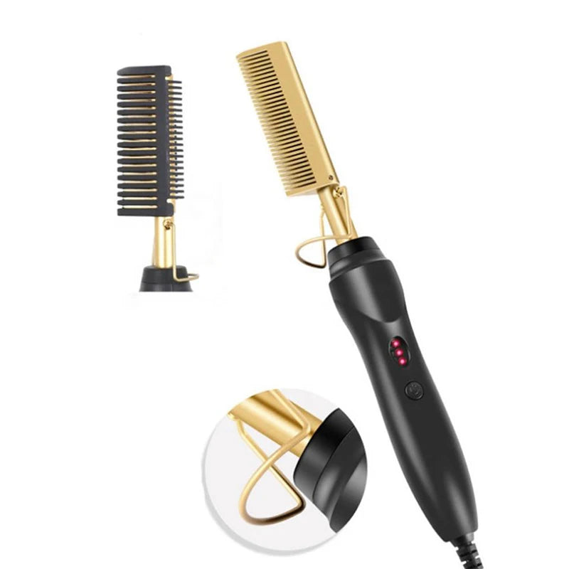 Hot Comb Straightener Electric Hair Straightener