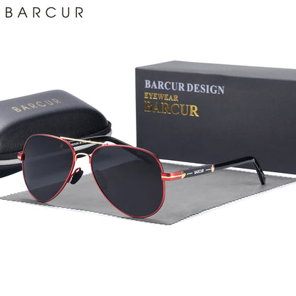 Men Sunglasses Pilot Polarized Sun glasses