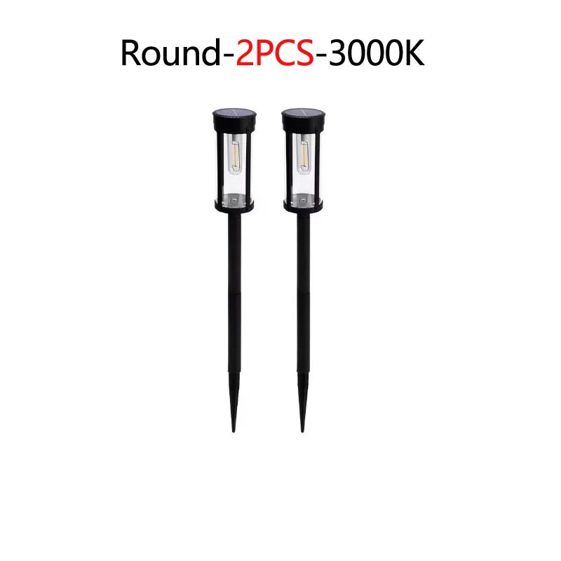 Retro Solar Pathway Warm Lights Outdoor