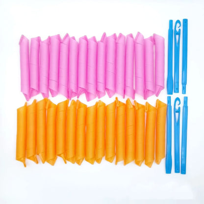 Magic Hair Curlers Spiral Rod Set Heatless Curling Rods