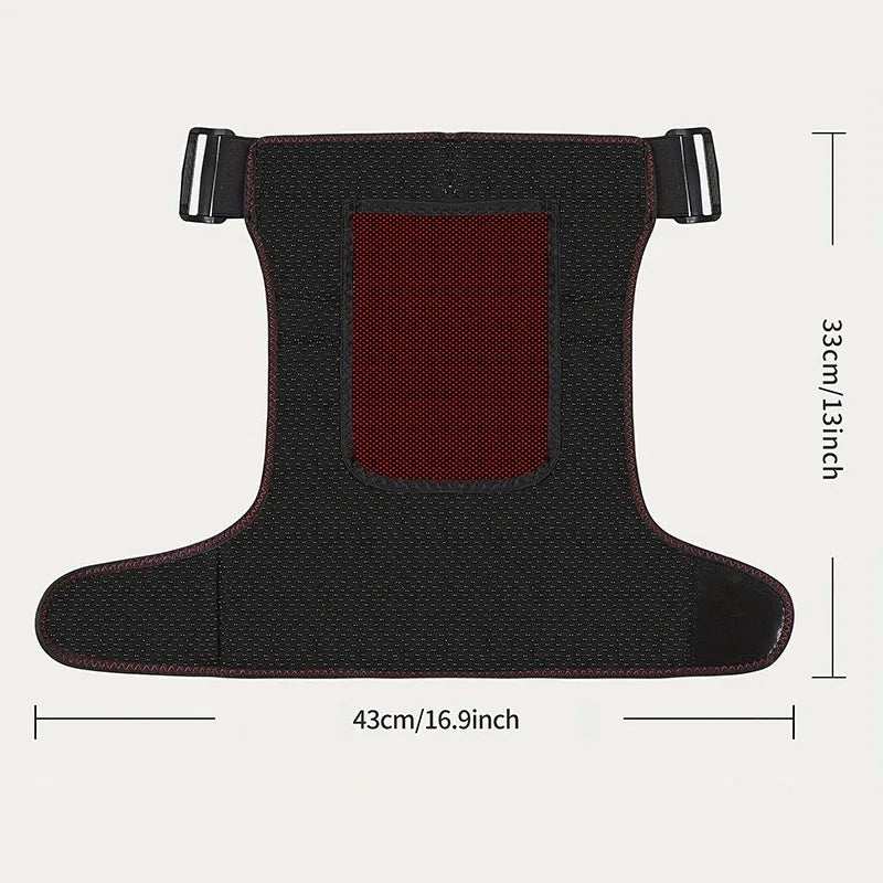 Cordless Heated Hip Support Brace with Massager Relief