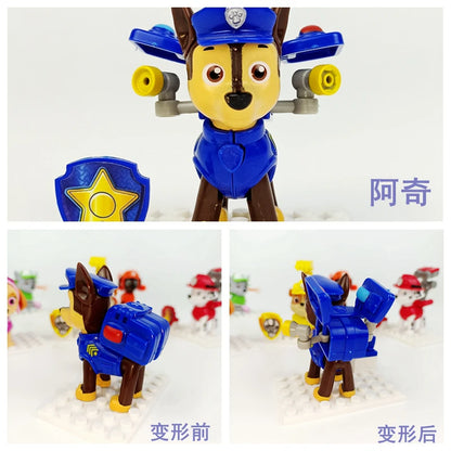 Paw Patrol Action Figure Anime Toy Chase Marshall