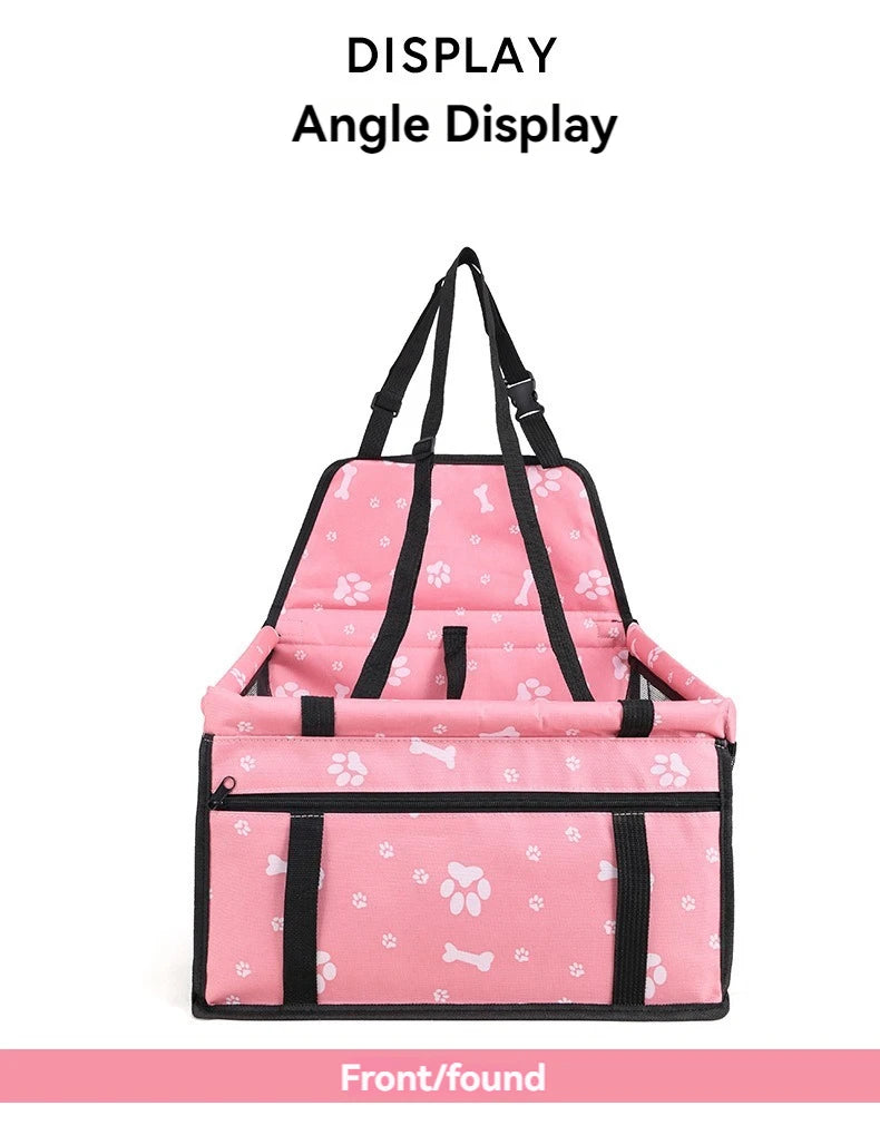Pet Reinforce Car Booster Seat for Dog Carrier