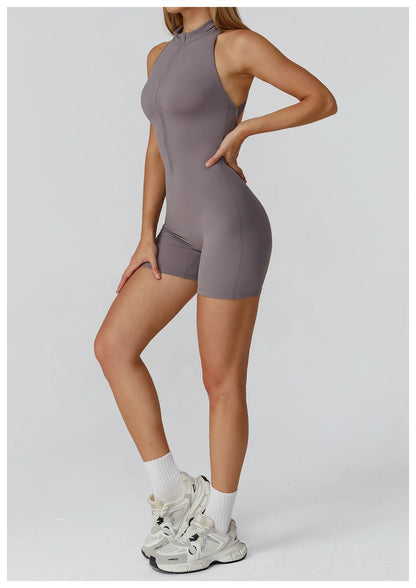 Scrunch Sports Overalls Gym Jumpsuit Women's Fitness