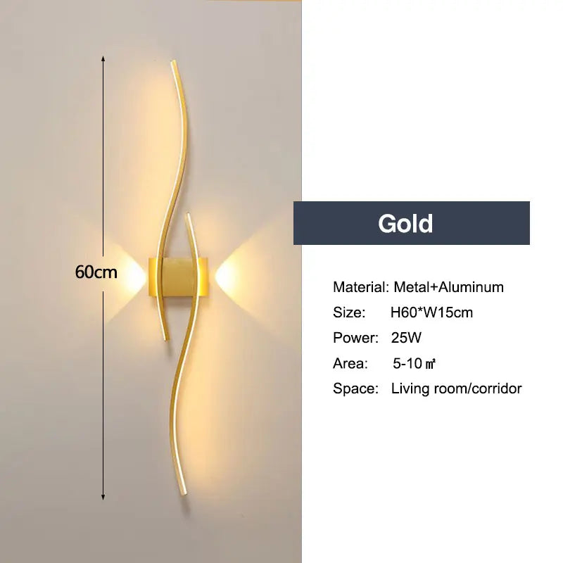 Minimalist Bedroom LED Wall Lamps Decor Wall Lights