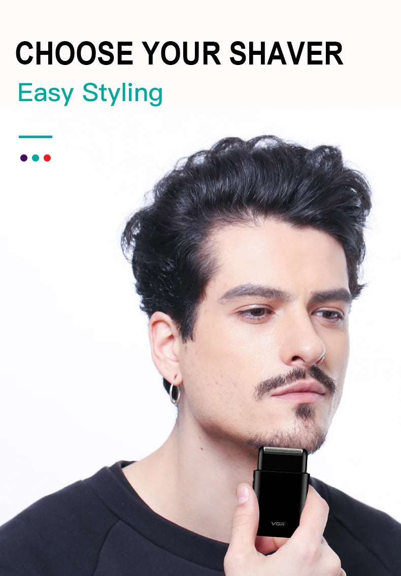 VGR Electric Shaver Professional Beard Trimmer Razor for Men V-390