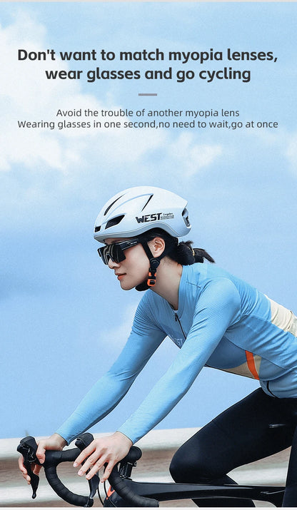 BIKING Cycling Glasses Fit Over Myopic Sunglasses Men Women