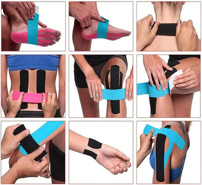 Sports Waterproof Kinesiology Tape Stickers Athletic Bandage
