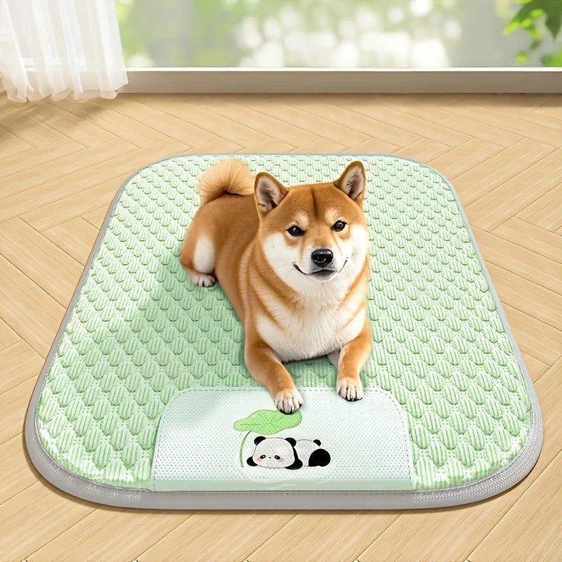 Dog Cooling Mat Made From Ice-bean-textured Fabric