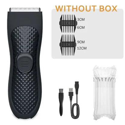 Body Hair Trimmer for Men Electric Groin Hair Trimmer