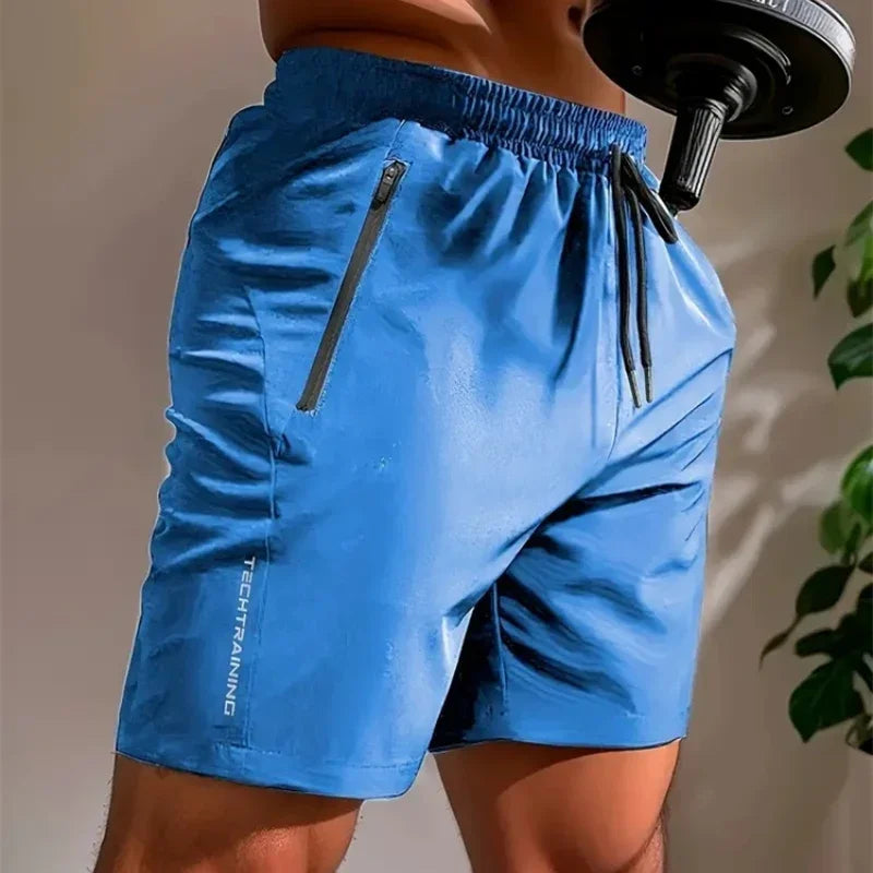 Summer Shorts Men Gym Sport Running Squat Fitness Workout