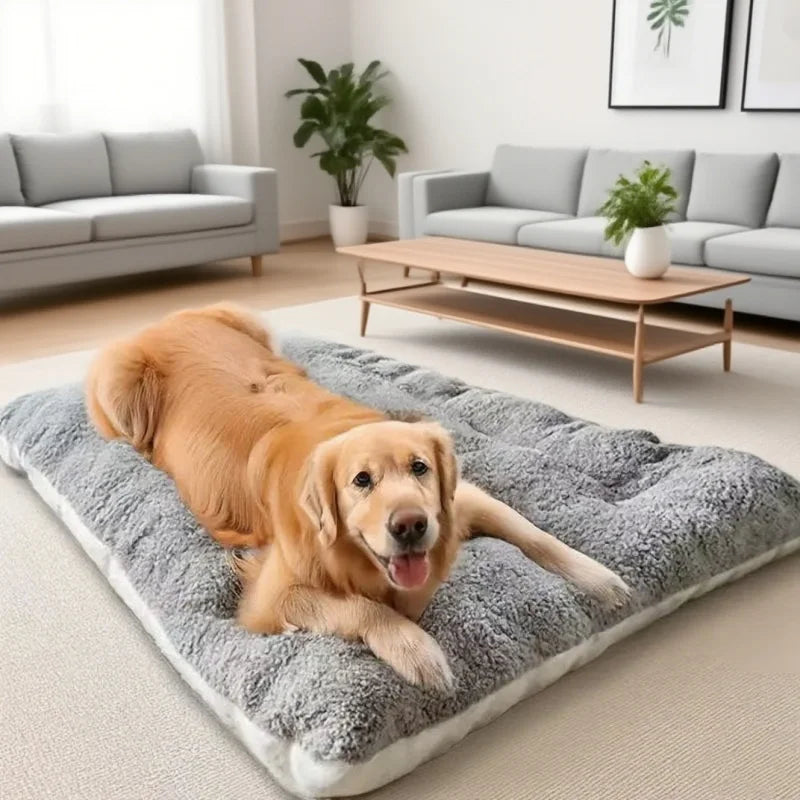 Extra Large Plush Dog Bed Sofa Thickened Mat Bed