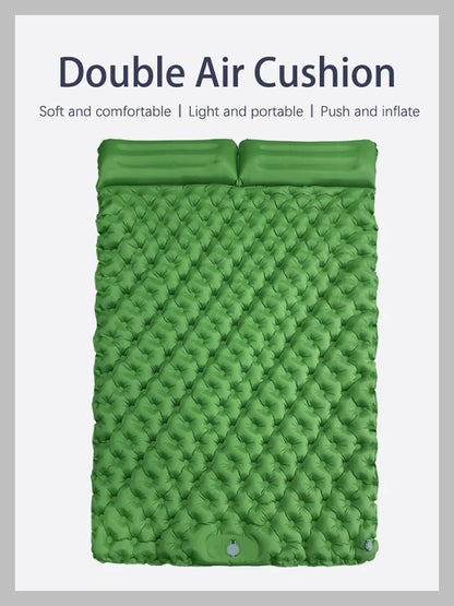 Outdoor Camping Double Inflatable Mattress Extra Wide