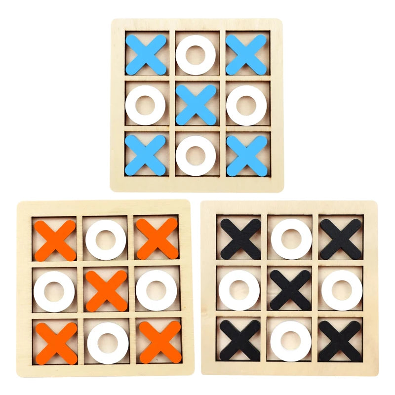 Montessori Play Game Wooden Toy Mini Chess Interaction Puzzle