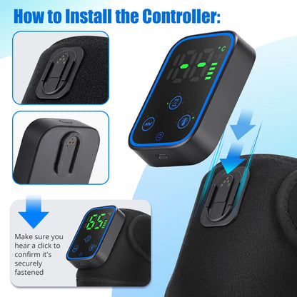 3-in-1 Heated Vibration Knee Massager