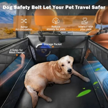 Waterproof Dog Car Seat Hammock Back Seat Extender