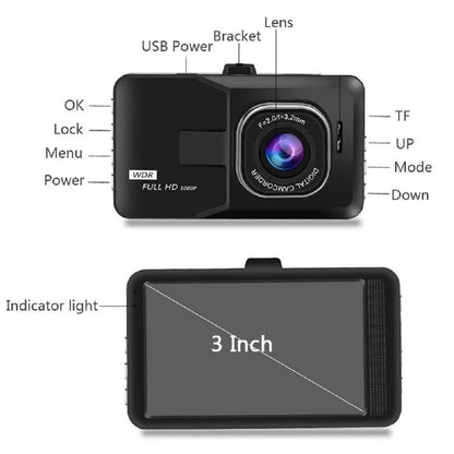 NEW 1080P HD Dash Camera Loop Recording Vehicle