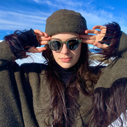 Steampunk Style Clip On Sunglasses for Men Women