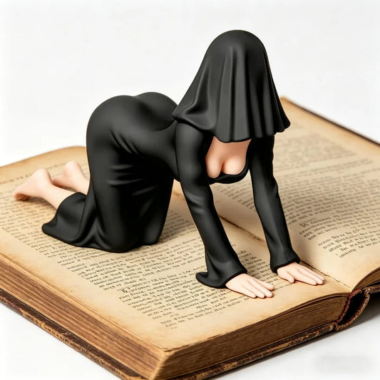 New Mysterious Ghost Lady PVC Figure Mini Anime Girl Figurine Ornament for Computer Desk