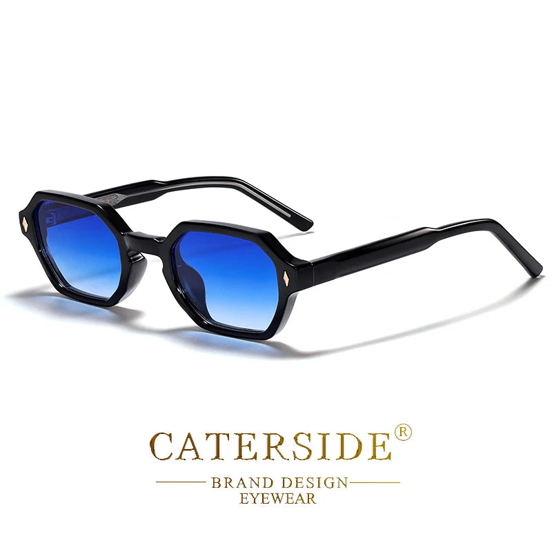 Punk Polygonal Men Sunglasses Personalized Design Square