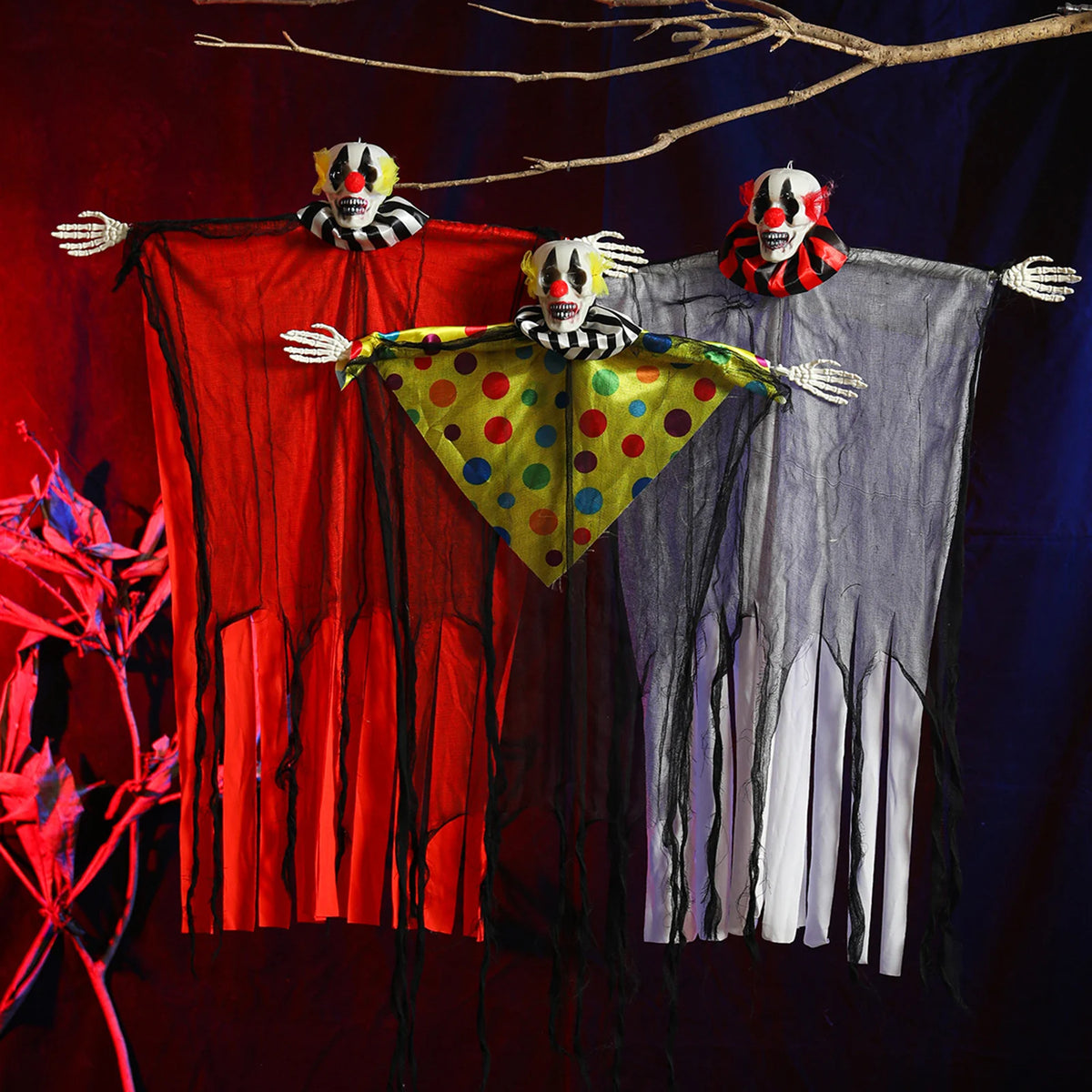 Terrifying Joker Pendant Floating Cloth Hanging Ghost Ornament