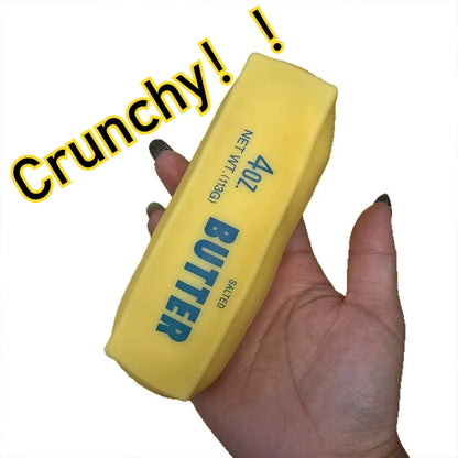 Butter Stick Squishy Stress Ball Fidget Toy Crunchy Squeeze Toy