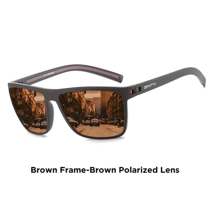 ZENOTTIC Fashion Polarized Sunglasses Shade  Lightweight