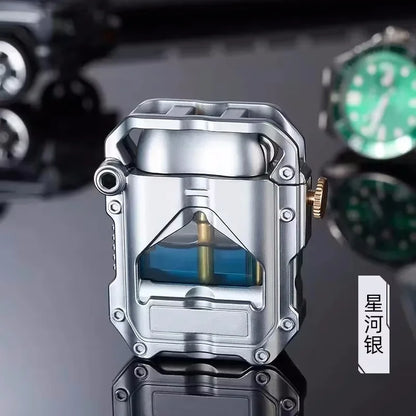 Zorro Kerosen Lighter Cyber Mecha Transparent Bin Rocker