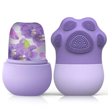 Silicone Ice Face Roller Facial Cube Roller Trays