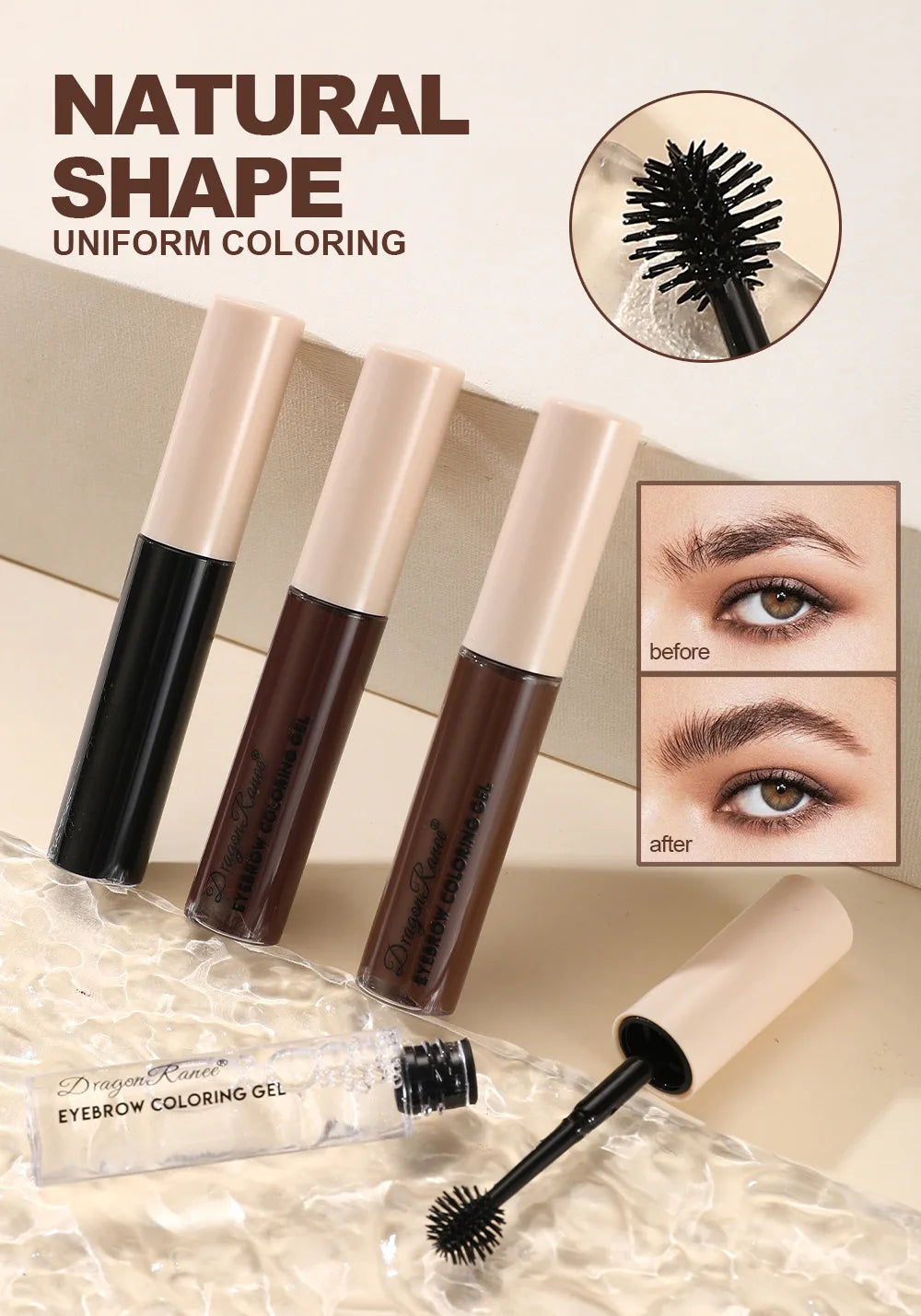 Waterproof Eyebrow Gel Long Lasting Transparent