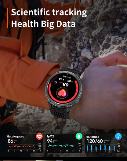 New T-Rex3 Pro 1100mAh Battery Smart Watch GPS Path