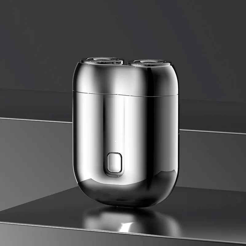 Portable Rotary Dual Ring Electric Shaver Men Shaver