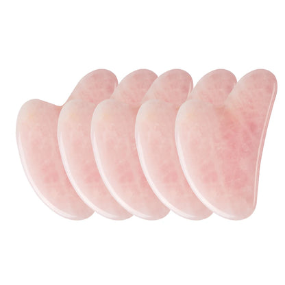 Rose Quartz Gua Sha For Face Massager Skin scraping GuaSha Lifting
