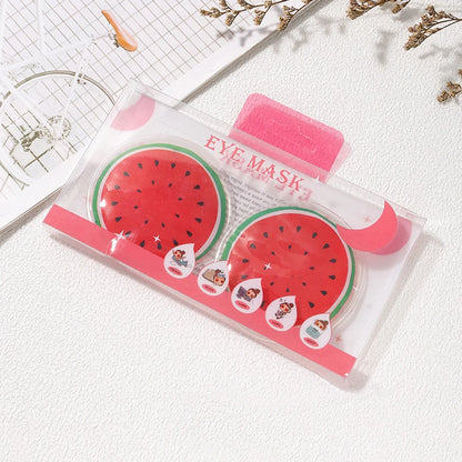 Fruit-Themed Gel Eye Mask – Hot & Cold Compress Pads