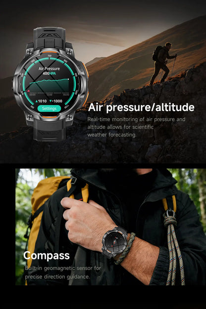 New GPS Map Smart Navigation Watch 1200mAh Battery