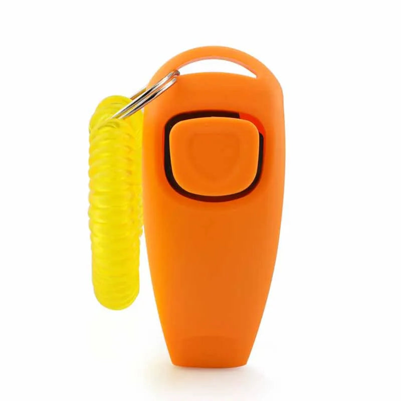 2 In 1 Pet Clicker Dog Training Whistle Answer Card